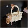 Bolsa Pequena Popular Transfronteiriça Feminina 2025 Nova Moda Bolsa Transversal de Ombro Versátil Plissada Bolsa Balde Transversal