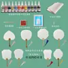 Traje de leque laqueado laque especial para leque redondo saco de material DIY pintura de grafite para jardim de infância brinquedos educativos feitos à mão para crianças
