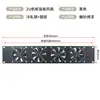 Gabinete de Red Doméstica de Marco Abierto de 19 pulgadas Gabinete para Equipos 1-32U Gabinete de Almacenamiento para Routers