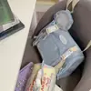 Bolsa Transparente Original Versátil Estilo Japonês Bolsa de Armazenamento Pequena Bolsa para Lanches Bolsa de Ombro Leve para Viagem de Menina