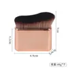 Brocha para Base de Maquillaje Grande Ondulada al por Mayor Transfronteriza, Brocha para Cuidado de la Piel Corporal con Crema BB sin Marcas, Brocha Plana de Bambú, Brocha Suave sin Marcas