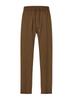 Pantalones casuales de verano para hombre europeos y americanos transfronterizos, holgados, transpirables, de cintura alta con cordón, tejidos de sarga de imitación algodón