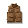 Ropa de Trabajo de Marca de Moda Otoño e Invierno Americano Chaleco de Algodón Chaleco Cálido para Hombre Chaleco Chaleco Ropa Exterior para Hombre Ropa para Hombre Tops de Moda