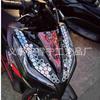 Pegatinas de motocicleta con guirnalda en forma de panal, pegatinas hexagonales de panal para coche, pegatinas de coche con forma de cuadros