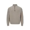 Yidao Vintage Otoño 2026 Nuevas Llegadas Estilo Retro Americano Old Money Suéter Tejido de Punto Trenzado Estilo Holgado Suéter Hombre