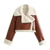 Comercio Exterior Ropa de Mujer al por Mayor 2023 Otoño e Invierno Nueva Chaqueta Corta Casual Urbana Street 9090