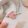 Pinza para el Cabello de Perla de Amor Brillante Francesa Super Hada Burbuja de Sirena Gama Alta Nicho Temperamento Dulce Flequillo Lateral