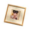 Marco de fotos de madera maciza para montar en la pared, marco de montaje cuadrado para caligrafía y pintura, marco exterior, marco de caligrafía de pintura china, marco de montaje para fotos, venta al por mayor