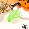 Qiyue Amazon Best Selling Halloween Hairpin Horror Ghost Claw Skull Mão Cabelo Side Hairpin Acessórios para o cabelo Atacado