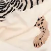 Bufanda Caliente Transfronteriza de Cachemir Imitación Delgada Cálida para Primavera y Otoño para Mujer, Estampado de Leopardo y Tigre, Chal para Hombro Estilo Old Money, Bufanda de Alta Gama