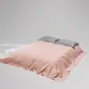 Lençol de Cama de Algodão de Fibra Longa de Alta Densidade Estilo Hotel, Peça Única, 100% Algodão Puro, Lençol de Cetim para Dormir Nu, Lençol de Elástico para Cama de Solteiro