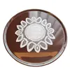 Manteles individuales, posavasos, bases para jarrones, tapetes de mesa, tapetes decorativos para el hogar, manteles sencillos, paños a prueba de polvo de encaje francés con diseño de pétalos, fábrica