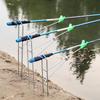 Soporte de Tierra de Doble Propósito para Mano y Mar Soporte para Caña de Mar Soporte de Torreta Estante para Caña de Pescar Equipo de Pesca Soporte Simple para Caña Caña Shihai