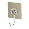 Ganchos de Acero Inoxidable con Adhesivo Fuerte, Ganchos Adhesivos para Cocina, Ganchos Profundizados para Colgar Ropa, Ganchos de Fila
