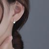 Pendientes de plata de ley s925 con diamantes brillantes para mujer, nuevos pendientes de moda 2022, pequeños, ligeros, de lujo, diseño retro, con sentido diario.