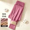 Leggings com forro de fleece espesso para o inverno, à prova de frio, justas, calças térmicas para usar por baixo, alta elasticidade, dupla face, fabricadas na Alemanha