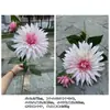 Novo Fabricante de Dálias Artificiais Dália de 2 Cabeças Peônia Casamento Casa Decoração Suave Flores Artificiais Atacado