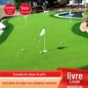 Grama Verde Simulada para Golfe, Relva Especial para Campos de Portão ao Ar Livre, Grama Artificial Curvada para Paisagismo, Atacado de Relva Falsa