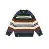 NEOISM estilo campus juvenil suéter retro a rayas para hombre y mujer suéter de invierno de cuello redondo top MY8315