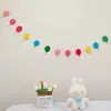Bandera de feliz cumpleaños decoración de fiesta diseño de escena niño y niña de un año accesorios para fotos infantiles bandera colorida