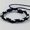 HD120 Pulsera tejida simple europea y coreana color sólido combinable Moda simple pulsera tejida a mano