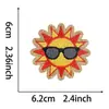 Novo Patch de Praia de Verão Golfe Prancha de Surf Lagosta Onda Tocha Cavalo-marinho Remo Suco de Laranja Bordado em Estoque