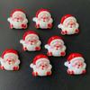 Bolsas navideñas de dibujos animados, venta transfronteriza, Papá Noel, resina, accesorios de bricolaje, crema, pegamento, funda de teléfono, decoración