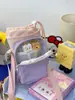 Bolsa de Celular 2026 Novo Estilo Com Porta-Garrafa de Água Bloco de Cores Bolsa Pequena Leve Bolsa de Ombro Feminina Bolsa Feminina Bolsa Transversal Fofa para Senhoras