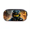 2026 Nuevo Modelo Estuche de Lápices de Una Sola Capa Lego Ninjago Dibujos Animados Estudiante Caja de Lápices de Poliéster Caja de Papelería de Anime Transfronterizo