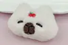 Pingente de Porquinho da Índia de Pelúcia Desenho Animado Fofo Panda Pequeno Broche Boneca Boneca Pendente para Bolsa Acessórios para Cachecol DIY