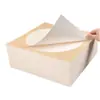Cartões de Papel Espessos em Formato de Lente para Pintura Chinesa Tradicional e Caligrafia, Cartões Macios em Branco, Superfícies de Leque Redondas em Formato de Lente, Papel para Pinceladas Finas e Obras de Arte Finalizadas