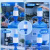 Bomba manual para detener el agua de tamaño mediano, bomba de presión de parada de agua de un solo toque, conveniente y rápida para dispensar agua en casa, oficina y dormitorio