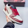 Zapatillas Originales Jordan 1 Edición Limitada Año del Caballo con Bordado de Nubes, Zapatos de Skate Retro, Zapatos Deportivos Casuales para Pareja, Zapatos de Moda Tendencia