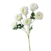 Flores artificiais, 6 cabeças de peônia, arranjos florais de casamento, decorações de casamento, centros de mesa para corredor, decoração suave, paisagismo, atacado para exportação