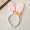 Nueva Diadema de Felpa de Dibujos Animados, Para Tomar Fotos de Niña en Parque de Atracciones, Pasador Lindo, Pinza Dulce para el Cabello, Diadema para Maquillaje y Lavado de Cara
