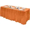 Saia de Mesa Retangular Descartável Toalha de Mesa Plástica PE à Prova de Óleo Decoração de Festa Casamento Mesa de Sobremesas Festa de Aniversário Suprimentos