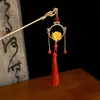 Pasador Brillo de Linterna Antiguo Tocados Hanfu para Niñas Pasador Lámpara de Palacio Infantil Placa Trasera de Cabeza Pasador de Cabello Cheongsam Caminando