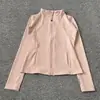 Traje Deportivo con Cuello Vertical para Correr, Montar a Caballo, Yoga, Cremallera, Chaqueta Deportiva, Ropa Exterior, Manga Larga, Corte Ajustado, Top de Fitness de Corte Ajustado, Traje Protector Solar