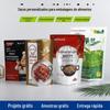 Saco de embalagem de alimentos com vedação de três lados, saco de zíper de folha de alumínio de plástico personalizado, saco de chá de flor de noz autovedante, logotipo personalizado