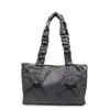 Bolso de Hombro de Moda Estilo Coreano 2025 Nuevo Principios de Primavera para Mujer con Pliegues y Lazo, Gran Capacidad