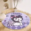 Tapete Redondo de Chão Cartoon Espesso para Quarto Infantil Pelúcia Sala de Estar Quarto de Dormir Estudo Cadeira Giratória Isolamento Acústico Tapete Super Macio de Caxemira