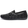 Sapatos Masculinos Verão Novo Estilo Feijão Sapatos Leve Fundo Macio Superfície Macia Fundo Plano All-match Moda Impresso Sapatos Masculinos