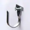 Gancho oval em forma de T gancho para quilha de cortina de porta de algodão clipe de quilha cortina de porta macia haste de cortina de porta de PVC gancho de ferro único
