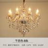 Lustre de Cristal para Sala de Estar em Estilo Europeu Lustre Moderno Simples para Quarto Sala de Jantar Luz para Hall de Entrada de Piso Duplex de Casa Hotel Vila