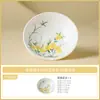 Juego de Tazas de Té Margarita con Glaseado de Yema de Huevo Cerámica Taza Maestra Taza Individual Taza de Cata Personal Juego de Té Kung Fu Tetera