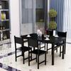 Combinación de Mesa y Silla para Comedor Mesa y Silla para Restaurante de Hotel Mesa y Silla para Snack Restaurante de Comida Rápida Mesa de Comedor Mesa y Silla Comercial de Fábrica Acero Madera Mesa y Silla para Comida Rápida