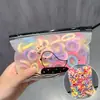Anillos para el pelo amigables con el cabello de los niños, Bandas elásticas de alta elasticidad para niñas, Gomas de pelo del tamaño de un pulgar, Cintas para el pelo para niñas pequeñas, Cuerdas para el pelo de bebé