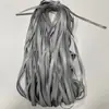 Tira de borda em couro PU tira de pressão de couro cordão de couro fita trançada cordão plano composto de couro têxtil de borda dobrada e acessórios para vestuário