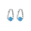 Pendientes de estilo coreano recién llegados con microincrustaciones de circonita, hebilla de oreja, diseño de nicho, sentido de la moda, exquisitos, elegantes, sencillos, varios juegos para mujer.