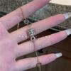 Pulsera de acero de titanio de cintura pequeña para niñas, pulsera de verano para novias, diseño de nicho ins, pulsera romana, joyería de mano de alta calidad